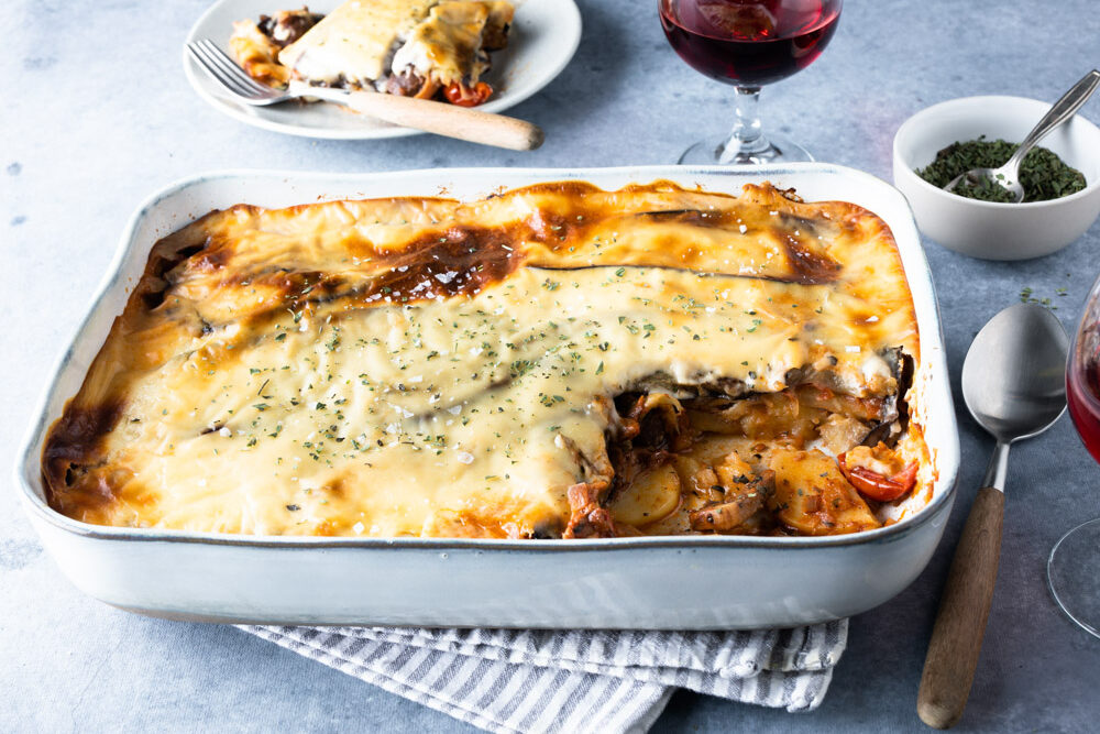 Vegetarische moussaka