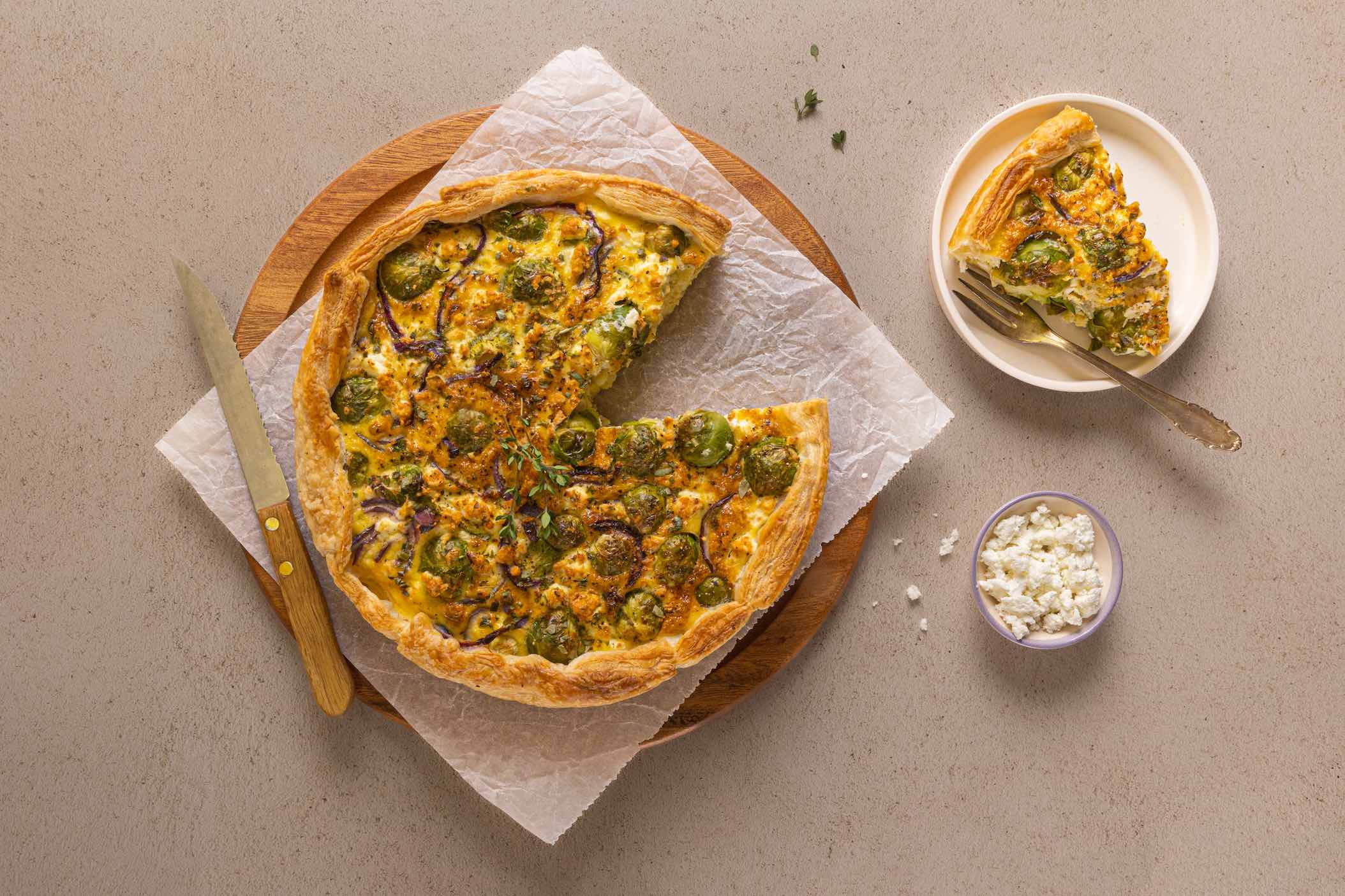 Spruitjestaart Met Feta 2